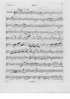 Complete Concerto: Oboe II part by Frédéric Chopin