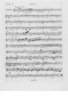 Complete Concerto: French horn I part by Frédéric Chopin