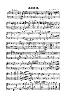 Minuet in E Flat Major: Minuet in E Flat Major by Ludwig van Beethoven