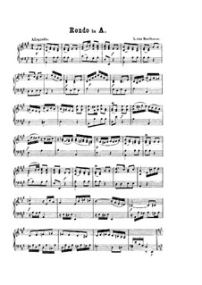 Rondo in A Major, WoO 49: For piano by Ludwig van Beethoven