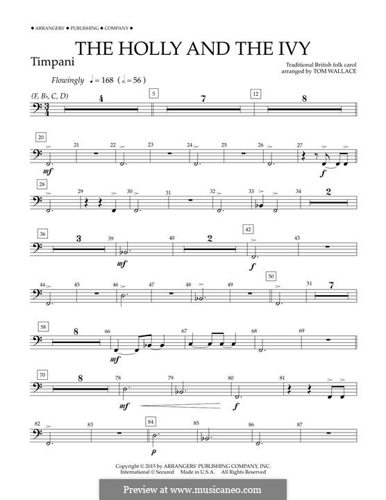 Concert Band version: Timpani part by folklore