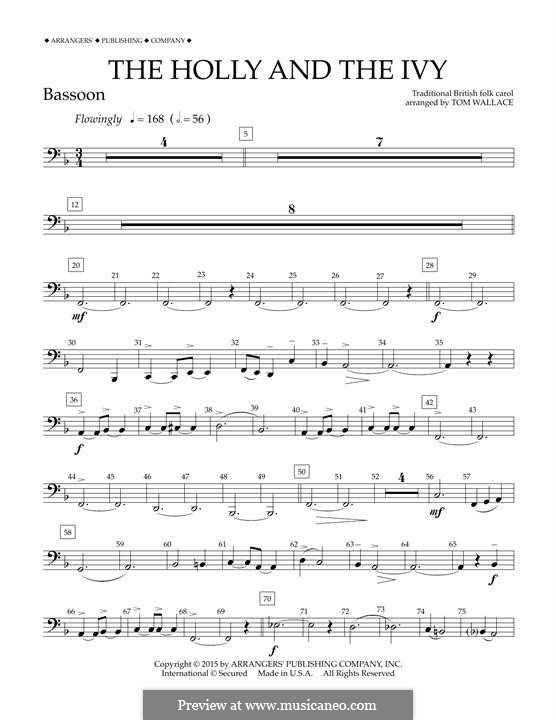 Concert Band version: Bassoon part by folklore