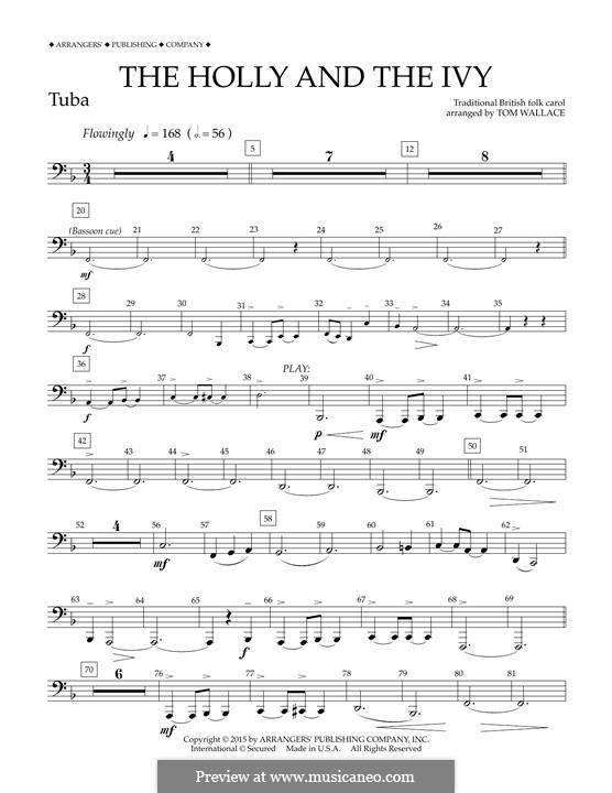 Concert Band version: Tuba part by folklore