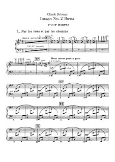 Set III, No.2 Iberia, L.122: Harps part by Claude Debussy