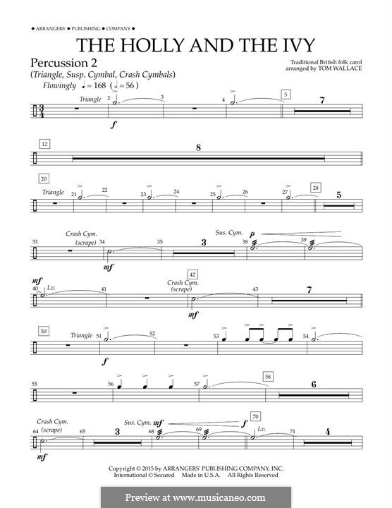 Concert Band version: Percussion 2 part by folklore