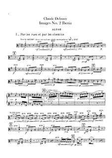 Set III, No.2 Iberia, L.122: Violas part by Claude Debussy