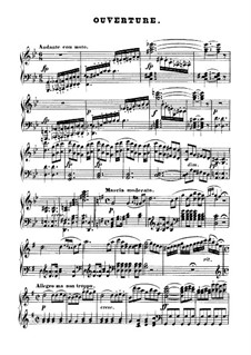 Overture: For piano by Ludwig van Beethoven