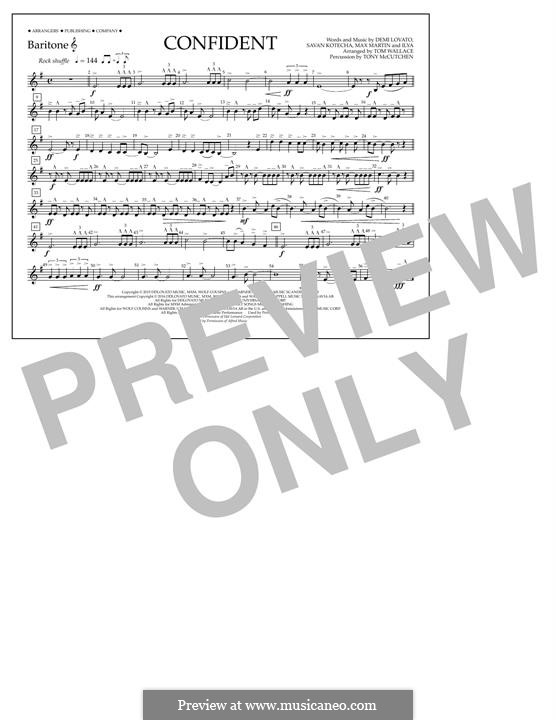 Confident: Baritone T.C. part by Demi Lovato, Savan Kotecha
