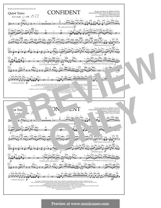 Confident: Quint-Toms part by Demi Lovato, Savan Kotecha