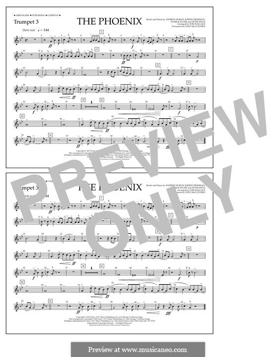 The Phoenix (Fall Out Boy): Trumpet 3 part by Andrew Hurley, Joseph Trohman, Patrick Stump, Peter Wentz