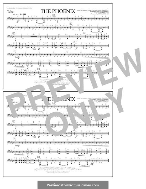 The Phoenix (Fall Out Boy): Tuba part by Andrew Hurley, Joseph Trohman, Patrick Stump, Peter Wentz