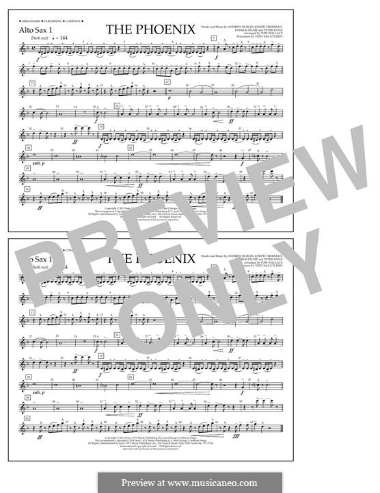 The Phoenix (Fall Out Boy): Alto Sax 1 part by Andrew Hurley, Joseph Trohman, Patrick Stump, Peter Wentz