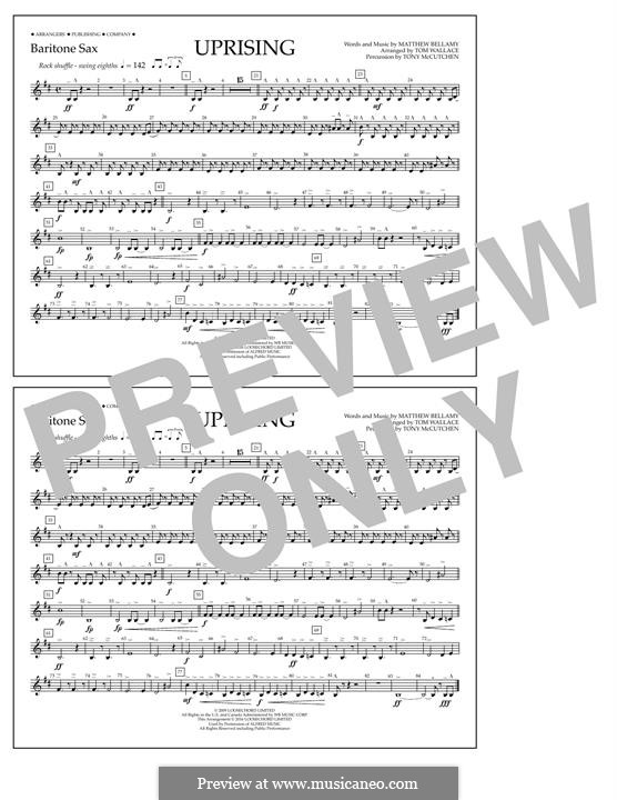Uprising (Muse): Baritone Sax part by Matthew Bellamy