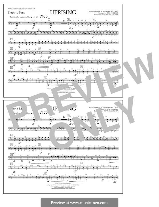 Uprising (Muse): Electric Bass part by Matthew Bellamy