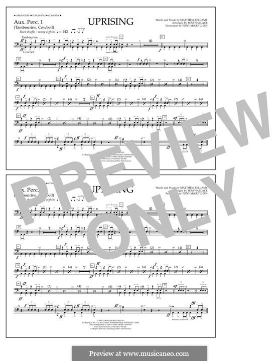 Uprising (Muse): Aux. Perc. 1 part by Matthew Bellamy