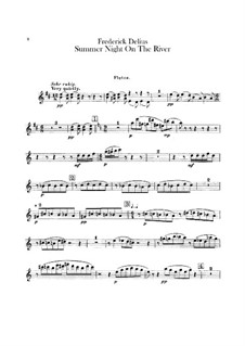 Summer Night on the River: Flutes part by Frederick Delius