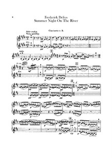 Summer Night on the River: Clarinets part by Frederick Delius