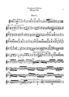 Brigg Fair : Oboes and cor anglais parts by Frederick Delius