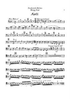Brigg Fair : Bassoons parts by Frederick Delius