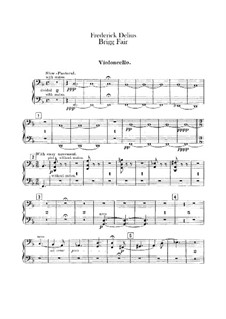 Brigg Fair : Cellos part by Frederick Delius