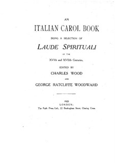 An Italian Carol Book: An Italian Carol Book by Charles Wood, Giovanni Giacomo Gastoldi