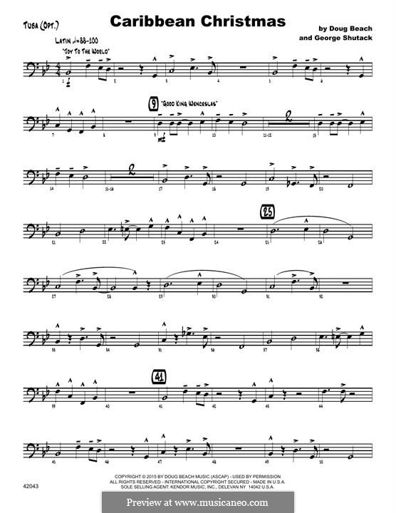 Caribbean Christmas: Tuba part by Doug Beach