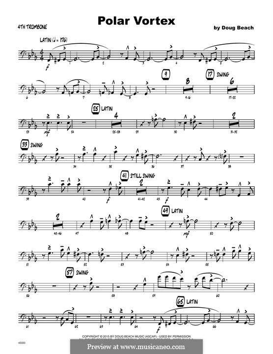 Polar Vortex: 4th Trombone part by Doug Beach