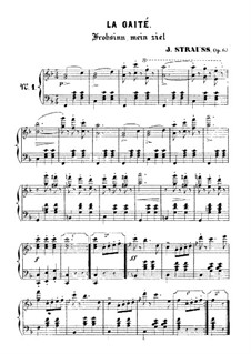 La gaité, Op.63: La gaité by Johann Strauss (Sohn)