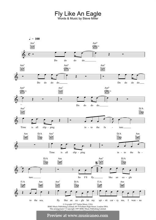 Fly Like an Eagle (Steve Miller Band): For keyboard by Steve Miller