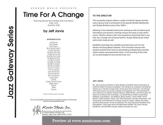 Time for a Change: Full Score by Jeff Jarvis