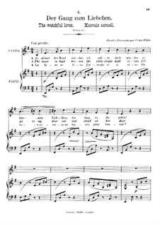 Seven Songs, Op.48: No.1 Der Gang zum Liebchen (The Visit to the Beloved) by Johannes Brahms