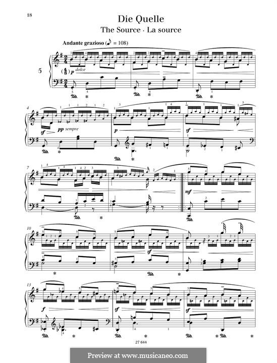 Etude No.5: For piano by Johann Friedrich Burgmüller