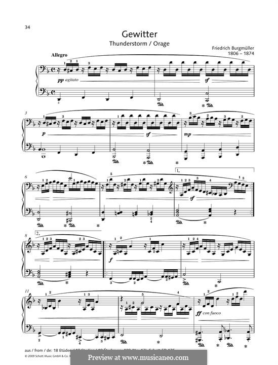 Thunderstorm: Thunderstorm by Johann Friedrich Burgmüller