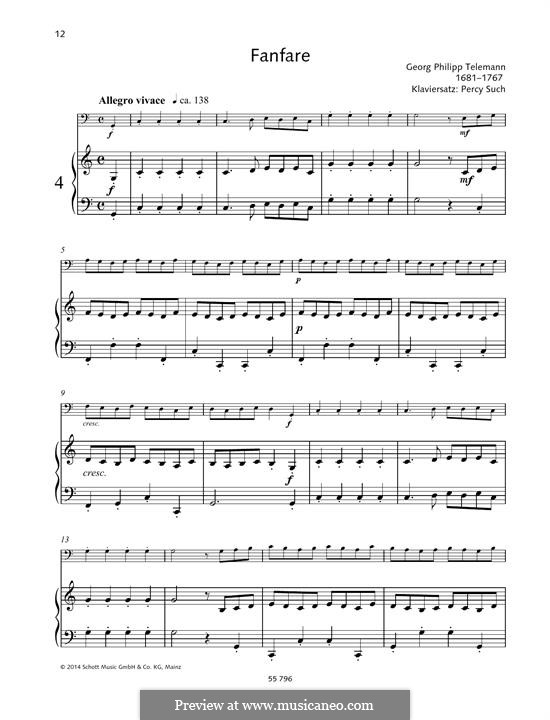 Fanfare: Fanfare by Georg Philipp Telemann