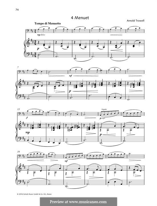 Menuet: Menuet by Arnold Trowell
