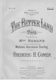 The Better Land: C Major by Frederic Hymen Cowen