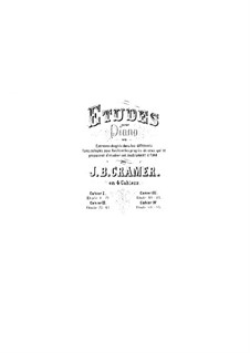 Eighty-Four Etudes, Op.50: Book IV, No.64-84 by Johann Baptist Cramer