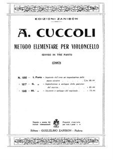 Elementary Method for Cello: Elementary Method for Cello by Arturo Cuccoli