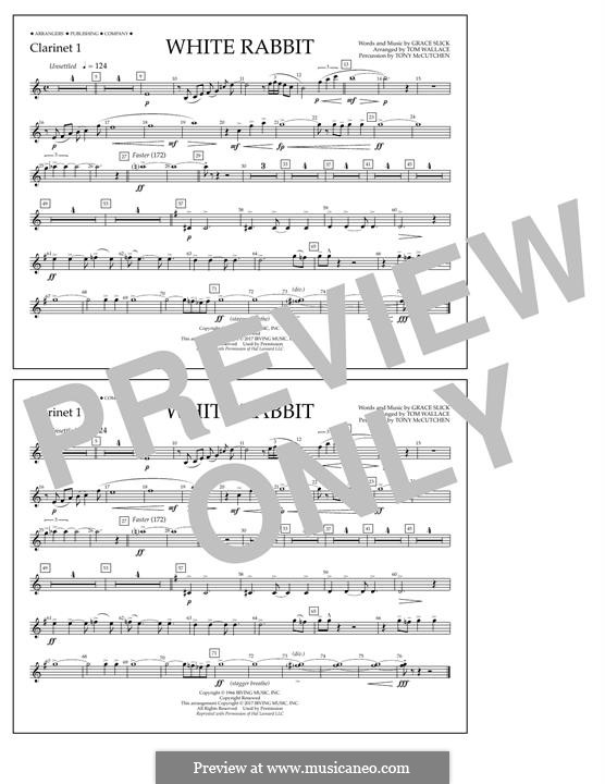 White Rabbit (Marching Band version): Clarinet 1 part by Grace Slick
