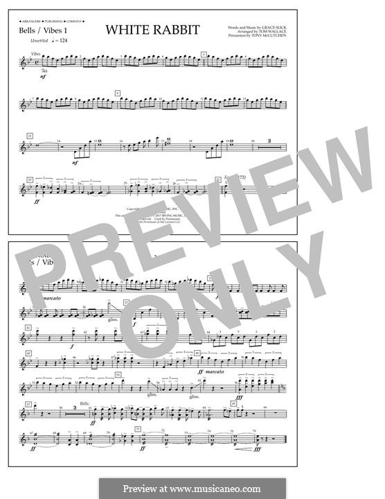 White Rabbit (Marching Band version): Bells/Vibes 1 part by Grace Slick