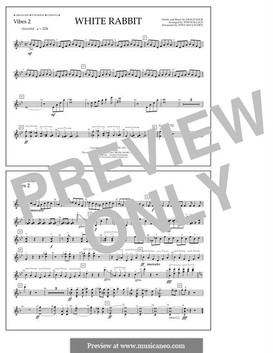 White Rabbit (Marching Band version): Vibes 2 part by Grace Slick