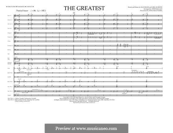 The Greatest (feat. Kendrick Lamar): Full Score by Greg Kurstin, Sia Furler