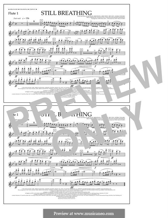 Still Breathing (Green Day) by B.J. Armstrong sheet music on MusicaNeo