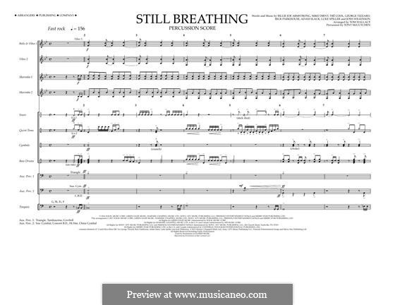 Still Breathing (Green Day): Percussion Score by Billie Joe Armstrong