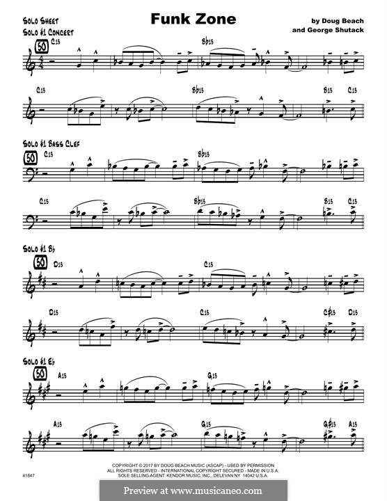 Funk Zone: Solo Sheet part by Doug Beach