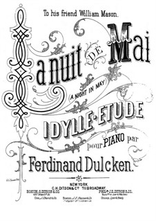 La nuit de mai (A Night in May), Op.108: La nuit de mai (A Night in May) by Ferdinand Dulcken