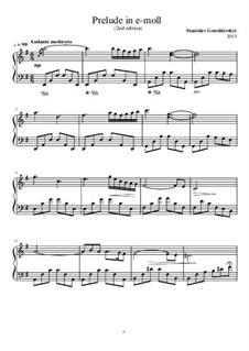 Prelude No.2 (e-moll): Prelude No.2 (e-moll) by Stanislav Gorokhivskyi
