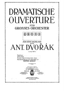 Alfred, B.16: Full score by Antonín Dvořák