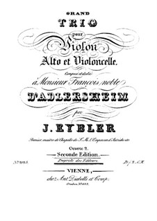 String Trio in C Major, HV 197 Op.2: Violin part by Joseph Eybler