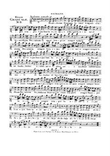 Benedicam Dominum, HV 55: Soprano part by Joseph Eybler